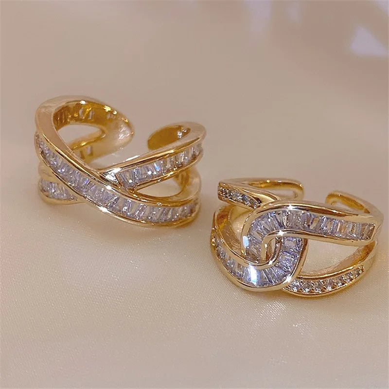 Haylee™ - Anillo de Estilo en Formas de Bucles