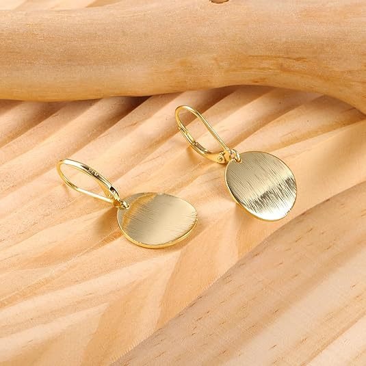 Shiello™ - Pendientes Brillantes en Forma de Disco