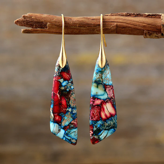 Katsina™ - Pendientes Boho Vibrantes